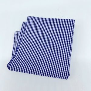 NWOT Brand New Original Bag Lauren Ralph Lauren Men's Blue Gingham Pocket Square